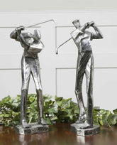 Practice Golf Shot Figurines, Set of 2 - Hedi's Furniture